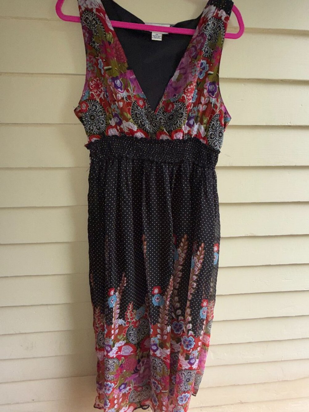JESSICA TAYLOR VTG Y2K floral maxi dress